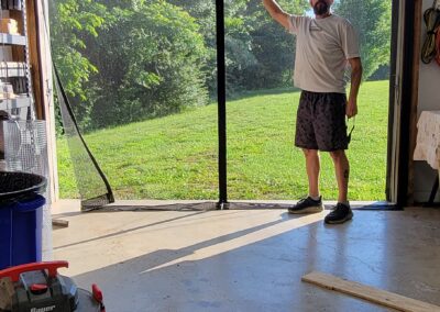 Overhead Garage Door Screen