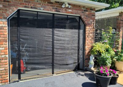 Zippered Garage Door Screen