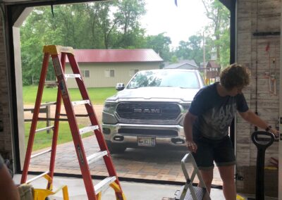 No Zipper Garage Door Screen