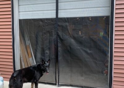 Pet Friendly Garage Door Screen